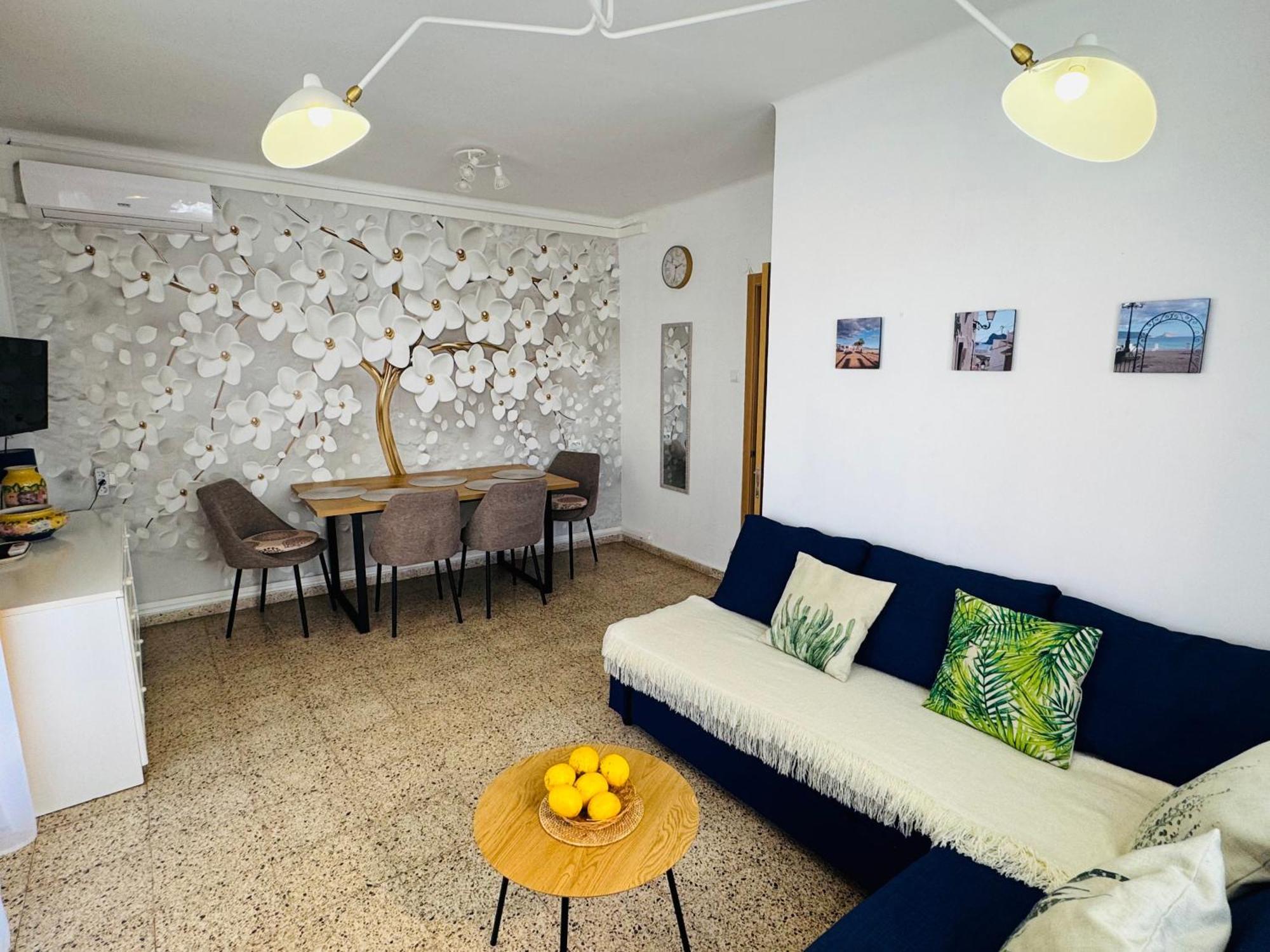 Playa de Gandia Lovely Family Apartment 2 Min. From The Beach מראה חיצוני תמונה